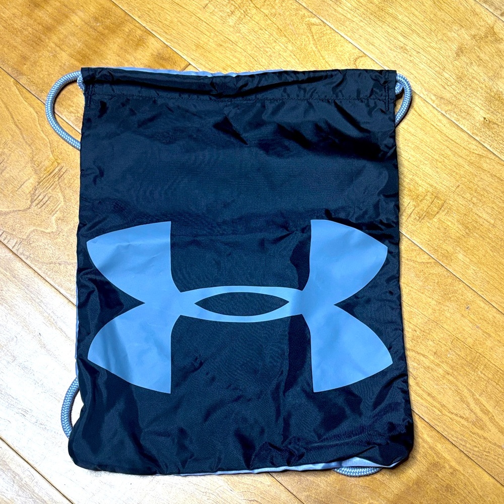 Under Armour | Black & Gray Large Bag | Rope Straps Backpack | Travel Waterproof